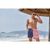 image:imageCOOFANDY Mens Swim Trunks Quick Dry Board Shorts Swimwear Bathing Suit  Quickdry FourWay Stretch FabricTriangular Mesh Lining3 inch InseamTwo Side Pockets Lightweight Beach Stuff for MenP American Flag