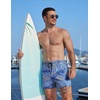 image:imageCOOFANDY Mens Swim Trunks Quick Dry Board Shorts Swimwear Bathing Suit  Quickdry FourWay Stretch FabricTriangular Mesh Lining3 inch InseamTwo Side Pockets Lightweight Beach Stuff for MenP Blue Cashews