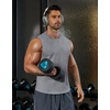 image:imageCOOFANDY Mens Workout Tank Tops Cotton Cut Off Sleeveless Muscle Gym Shirts  DropArmhole Tank Top Soft Breathable Cotton Fabric Athletic Sleeveless Tee Shirt Exercise Running Tank For Summer BeachLight Heather Gray