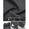 image:imageCOOFANDY Mens Zip Up Sweatshirt Casual Lightweight Jackets Full Zip Sweater  Soft Knit Textured Fabric Stand Collar 2 Side Pockets Long Sleeve Fashion Stylish Ribbed Cuffs And Hem For Fall WinterDark Grey