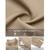 image:imageCOOFANDY Mens Zip Up Sweatshirt Casual Lightweight Jackets Full Zip Sweater  Soft Knit Textured Fabric Stand Collar 2 Side Pockets Long Sleeve Fashion Stylish Ribbed Cuffs And Hem For Fall WinterKhaki