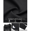 image:imageCOOFANDY Mens Zip Up Sweatshirt Casual Lightweight Jackets Full Zip Sweater  Soft Knit Textured Fabric Stand Collar 2 Side Pockets Long Sleeve Fashion Stylish Ribbed Cuffs And Hem For Fall WinterBlack