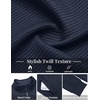 image:imageCOOFANDY Mens Zip Up Sweatshirt Casual Lightweight Jackets Full Zip Sweater  Soft Knit Textured Fabric Stand Collar 2 Side Pockets Long Sleeve Fashion Stylish Ribbed Cuffs And Hem For Fall WinterNavy Blue