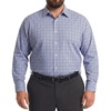 image:imageCOOFANDY Big and Tall Mens Dress Shirt Wrinkle Free Button Down Shirt  XL Big6XL Big Tall Long Sleeve Shirts Stretch Collared Shirts Lightweight For WorkOfficeBusinessMeetingsWeddingGrey White Plaid