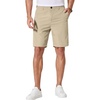 image:imageCOOFANDY Mens Casual Shorts 9 Inch Flat Front Lightweight Summer Shorts  Chinos Shorts 9 Inseam 4 Pockets Classic Fit Beach Vacation Shorts Wedding Wear Everyday StapleLight Khaki