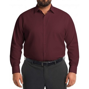 image:imageCOOFANDY Big and Tall Mens Dress Shirt Wrinkle Free Button Down Shirt  XL Big6XL Big Tall Long Sleeve Shirts Stretch Collared Shirts Lightweight For WorkOfficeBusinessMeetingsWeddingWine Red