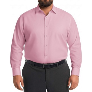 image:imageCOOFANDY Big and Tall Mens Dress Shirt Wrinkle Free Button Down Shirt  XL Big6XL Big Tall Long Sleeve Shirts Stretch Collared Shirts Lightweight For WorkOfficeBusinessMeetingsWeddingPink