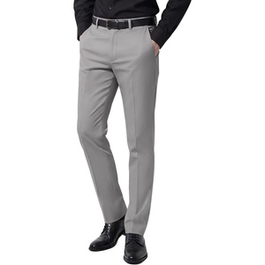 image:imageCOOFANDY Men Dress Pants Slim Fit Suit Pants Expandable Waist Casual Slacks  Business Formal Trousers Tuxedo Pant Wrinkle Free Flat Front Straight Leg Modern Style Office Work Wedding Dinner PartyLight Grey