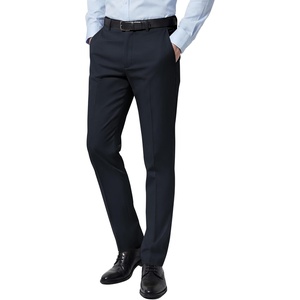 image:imageCOOFANDY Men Dress Pants Slim Fit Suit Pants Expandable Waist Casual Slacks  Business Formal Trousers Tuxedo Pant Wrinkle Free Flat Front Straight Leg Modern Style Office Work Wedding Dinner PartyNavy Blue