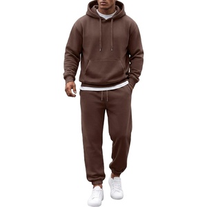 image:imageCOOFANDY Mens 2 Piece Tracksuit Casual Sweatsuit Hoodie Sweatpant Outfit  2 Piece Sweatsuit Fleece Hooded Tracksuit Hoodie amp Joggers Suit Casual Sweatshirt amp Sweatpant Set Outfit Fall WinterBrown