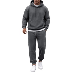 image:imageCOOFANDY Mens 2 Piece Tracksuit Casual Sweatsuit Hoodie Sweatpant Outfit  2 Piece Sweatsuit Fleece Hooded Tracksuit Hoodie amp Joggers Suit Casual Sweatshirt amp Sweatpant Set Outfit Fall WinterGrey