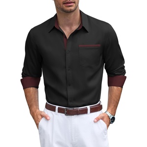 image:imageCOOFANDY Mens Button Down Shirts Wrinkle Free Dress Shirts for Men CasualBlack