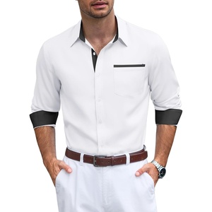 image:imageCOOFANDY Mens Button Down Shirts Wrinkle Free Dress Shirts for Men CasualWhite