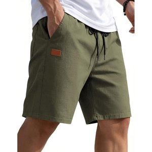 image:imageCOOFANDY Mens Casual Shorts 9 Chino Cotton Shorts Summer Beach Shorts 2026  Drawstring Shorts with Pockets Soft Stretch Lightweight Breathable Vacation Goft Chino Twill Classic fitLight Green