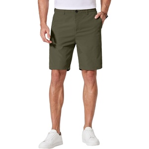 image:imageCOOFANDY Mens Casual Shorts 9 Inch Flat Front Lightweight Summer Shorts  Chinos Shorts 9 Inseam 4 Pockets Classic Fit Beach Vacation Shorts Wedding Wear Everyday StapleArmy Green