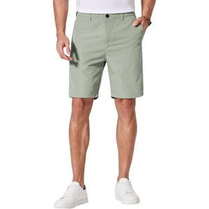 image:imageCOOFANDY Mens Casual Shorts 9 Inch Flat Front Lightweight Summer Shorts  Chinos Shorts 9 Inseam 4 Pockets Classic Fit Beach Vacation Shorts Wedding Wear Everyday StapleLight Green