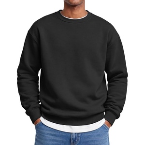 image:imageCOOFANDY Mens Crewneck Sweatshirts Fleece Pullover Thermal Casual Shirt  Soft Fleece Lining Long Sleeve Classic Crewneck Fashion Sweatshirt Fall Winter Warm Sweatshirts Basic TopsBlack