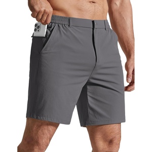 image:imageCOOFANDY Mens Golf Shorts 7 Lightweight Elastic Waistband Casual Shorts  Stretch Shorts for Men Zipper Pockets Quick Dry Durable and AntiPilling Summer Beach ShortsDark Grey