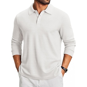 image:imageCOOFANDY Mens Knit Polo Shirt Long Sleeve Polo Sweaters Casual Golf Shirts  long sleeve knit shirtsknitted polo shirtsfleece shirtWhite