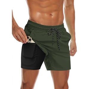 image:imageCOOFANDY Mens Swim Trunks Quick Dry Bathing Suit with Pockets Swimwear Beach Board Short Swimsuit SXXLArmy Green