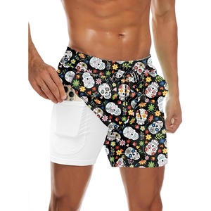 image:imageCOOFANDY Mens Swim Trunks Quick Dry Bathing Suit with Pockets Swimwear Beach Board Short Swimsuit SXXLColorful Skull