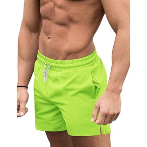 image:imageCOOFANDY Mens Swim Trunks Quick Dry Board Shorts Swimwear Bathing Suit  Quickdry FourWay Stretch FabricTriangular Mesh Lining3 inch InseamTwo Side Pockets Lightweight Beach Stuff for MenLemon Green