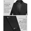 image:imageCOOFANDY Mens Blazer Casual Sport Coats Regular Fit Lightweight Suit JacketAblack