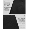 image:imageCOOFANDY Mens Blazer Casual Sport Coats Regular Fit Lightweight Suit JacketAblack