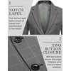 image:imageCOOFANDY Mens Blazer Casual Sport Coats Regular Fit Lightweight Suit JacketAcheckered Blazer  Gray
