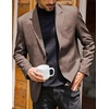 image:imageCOOFANDY Mens Blazer Casual Sport Coats Regular Fit Lightweight Suit JacketAkhaki