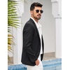 image:imageCOOFANDY Mens Blazer Casual Sport Coats Regular Fit Lightweight Suit JacketSolid Color Blazer  Black