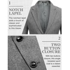 image:imageCOOFANDY Mens Blazer Casual Sport Coats Regular Fit Lightweight Suit JacketZdusty Gray