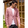 image:imageCOOFANDY Mens Blazer Casual Sport Coats Regular Fit Lightweight Suit JacketZlotus Pink