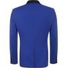 image:imageCOOFANDY Mens Tuxedo Jacket One Button Suit Jacket for Wedding Dinner  Blazer JacketDinner JacketWedding JacketSmoking JacketTuxedo BlazerBlue