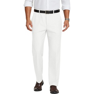 image:imageCOOFANDY Mens Dress Pants Classic Fit Flat Front Expandable Waist Suit Pant  Regular Straight Dress Slacks Weddings Bussiness Casual Meeting Wrinkle Free Modern Graduation Office Dating PartyWhite
