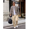image:imageCOOFANDY Men Casual Cargo Pants Hiking Joggers Sweatpant with Multi PocketsBeige