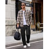 image:imageCOOFANDY Men Casual Cargo Pants Hiking Joggers Sweatpant with Multi PocketsBlack