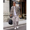 image:imageCOOFANDY Men Casual Cargo Pants Hiking Joggers Sweatpant with Multi PocketsLight Grey