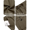 image:imageCOOFANDY Men Casual Cargo Pants Hiking Joggers Sweatpant with Multi PocketsOlive Green