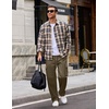 image:imageCOOFANDY Men Casual Cargo Pants Hiking Joggers Sweatpant with Multi PocketsOlive Green