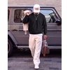 image:imageCOOFANDY Mens Crewneck Sweatshirt Lightweight Casual Fall Winter PulloversBlack