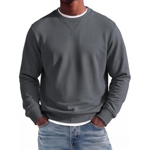 image:imageCOOFANDY Mens Crewneck Sweatshirt Lightweight Casual Fall Winter PulloversDark Grey
