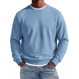 image:imageCOOFANDY Mens Crewneck Sweatshirt Lightweight Casual Fall Winter PulloversLight Blue