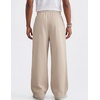 image:imageCOOFANDY Mens Casual Baggy Sweatpants Cotton Wide Leg Drawstring PantsBeige