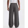 image:imageCOOFANDY Mens Casual Baggy Sweatpants Cotton Wide Leg Drawstring PantsDark Grey