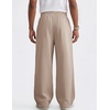 image:imageCOOFANDY Mens Casual Baggy Sweatpants Cotton Wide Leg Drawstring PantsKhaki