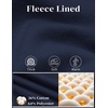 image:imageCOOFANDY Mens Casual Baggy Sweatpants Cotton Wide Leg Drawstring PantsNavy Blue