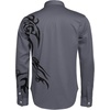 image:imageCOOFANDY Mens Print Button Down Dress Shirt Fashion Long Sleeve Casual ShirtsDark Grey