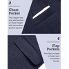 image:imageCOOFANDY Mens Blazer Casual Sport Coats Slim Fit Lightweight Sports JacketNavy Blue