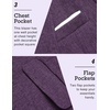image:imageCOOFANDY Mens Blazer Casual Sport Coats Slim Fit Lightweight Sports JacketPurple